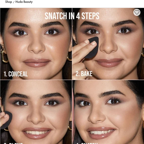 HUDA BEAUTY Easy Bake & Snatch Setting Powder Matte Finish Peach Pie - Picture 4 of 6